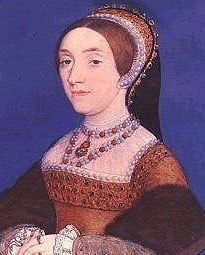 Miniature of Catherine Howard as Queen of England by Hans Holbein the Younger.  This image is in the public domain.